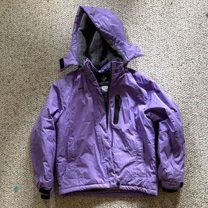 Amazon Kids Purple Puffer Jacket